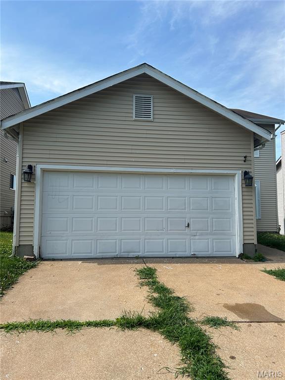 12922 High Crest St, Black Jack, MO 63033 - view of detached garage