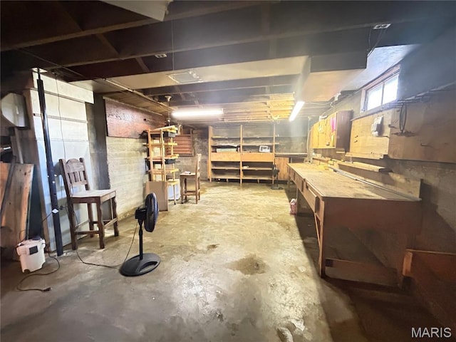 1203 N Main St, Salem, MO 65560 - below grade area with a workshop area