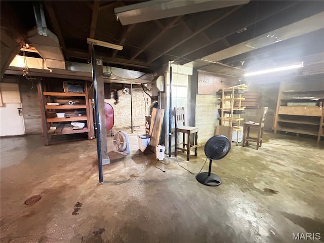1203 N Main St, Salem, MO 65560 - view of unfinished below grade area
