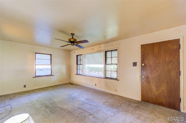 8232 Davenport Dr, Berkeley, MO 63134 - empty room with carpet and ceiling fan