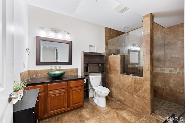 437 Marbleton Cir, Ofallon, IL 62269 - full bathroom featuring vanity and walk in shower