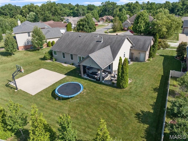 437 Marbleton Cir, Ofallon, IL 62269 - aerial view of residential area