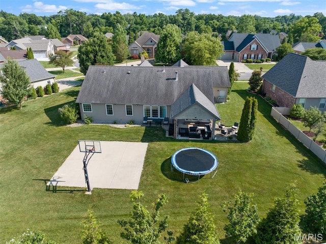 437 Marbleton Cir, Ofallon, IL 62269 - aerial view of residential area