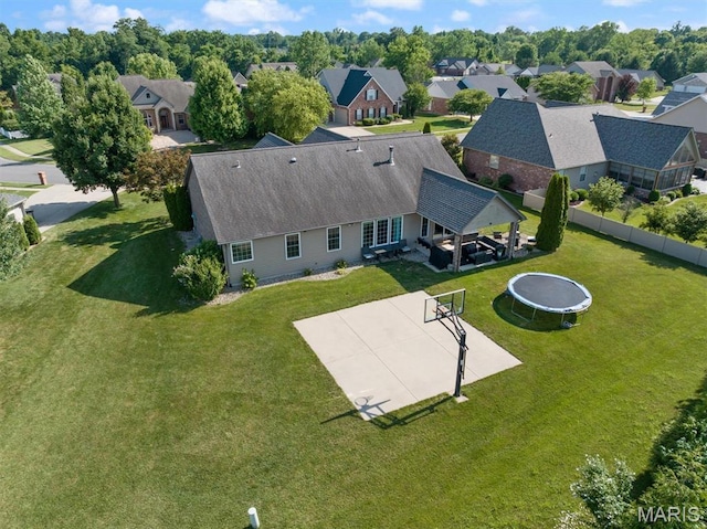 437 Marbleton Cir, Ofallon, IL 62269 - aerial perspective of suburban area