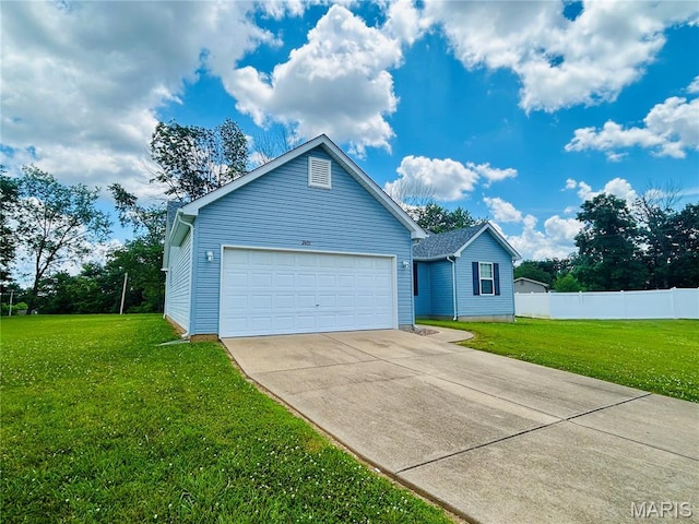 2401 Mountain Range Ct, Pacific, MO 63069 - single story home with driveway and an attached garage