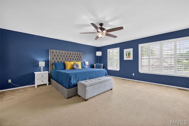 2426 Guardian Ct, Arnold, MO 63010 - bedroom featuring carpet flooring and ceiling fan