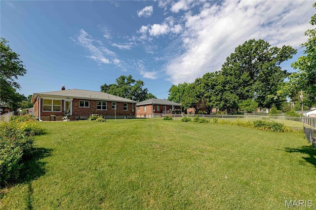 7315 Cheshire Ln, Affton, MO 63123 - view of fenced backyard
