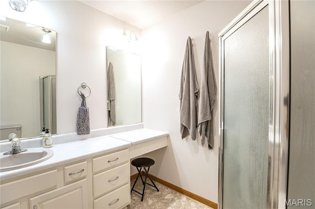 921 Mallard Sq, Rolla, MO 65401 - bathroom with a stall shower and vanity