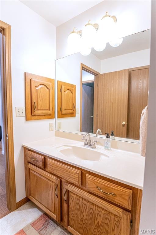 921 Mallard Sq, Rolla, MO 65401 - bathroom with vanity and tile patterned flooring