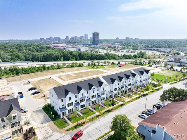 1347 W Gateway Hts W Unit 53-603, Richmond Heights, MO 63144 - drone / aerial view of city skyline