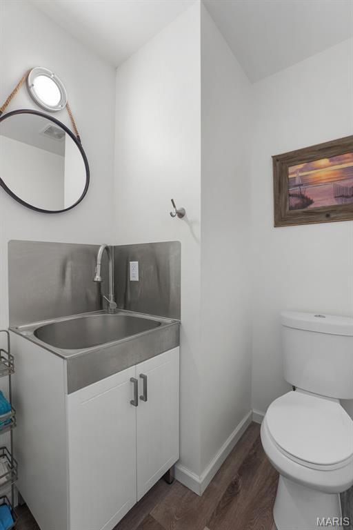 8224 Wild Acre Meadows Dr, Hillsboro, MO 63050 - bathroom with vanity and wood finished floors