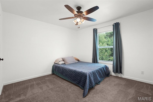 8224 Wild Acre Meadows Dr, Hillsboro, MO 63050 - carpeted bedroom featuring baseboards and ceiling fan