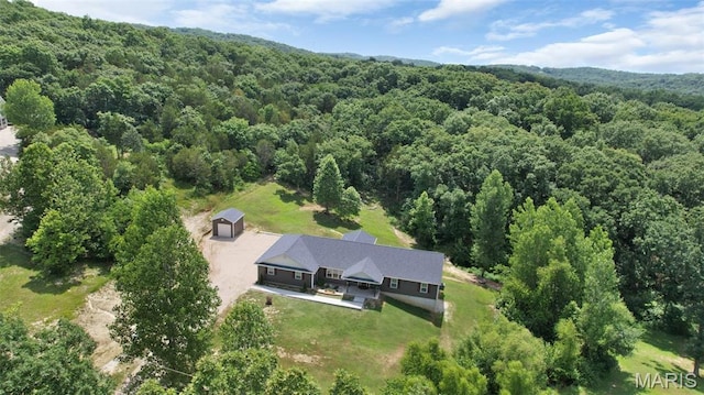 8224 Wild Acre Meadows Dr, Hillsboro, MO 63050 - view of subject property featuring a heavily wooded area