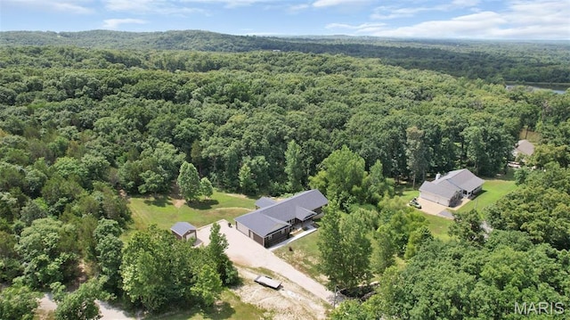 8224 Wild Acre Meadows Dr, Hillsboro, MO 63050 - bird's eye view of a heavily wooded area