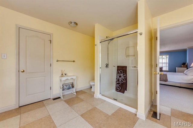 3026 Windsor Point Dr, Saint Louis, MO 63129 - ensuite bathroom with a stall shower and tile patterned flooring