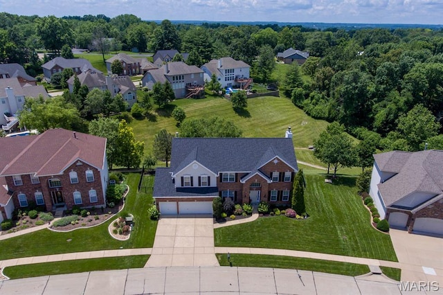 3026 Windsor Point Dr, Saint Louis, MO 63129 - aerial perspective of suburban area