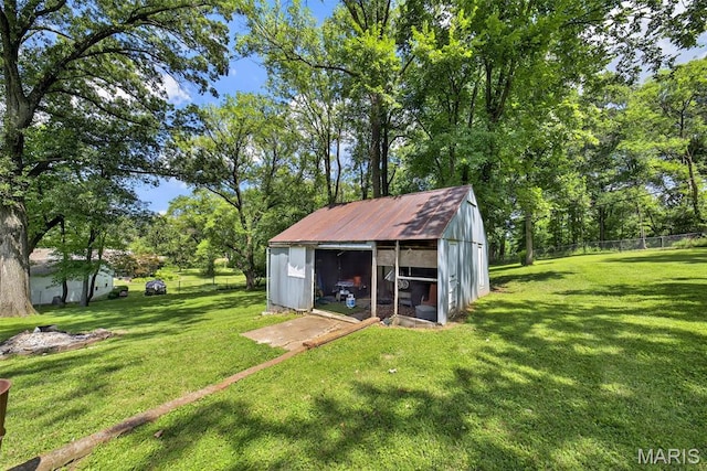 11365 Inverness Ln, Maryland Heights, MO 63043 - view of outdoor structure featuring view of scattered trees