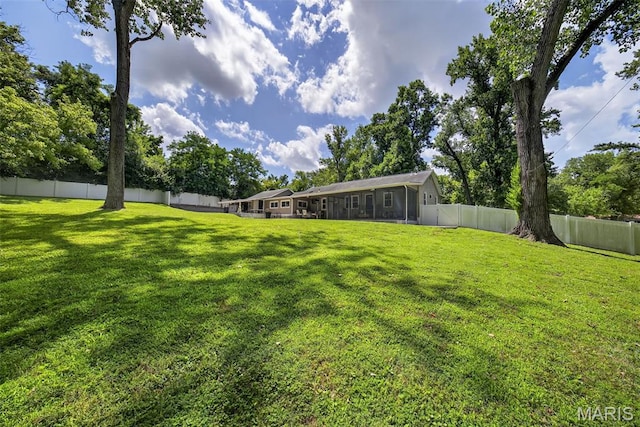 11365 Inverness Ln, Maryland Heights, MO 63043 - view of fenced backyard