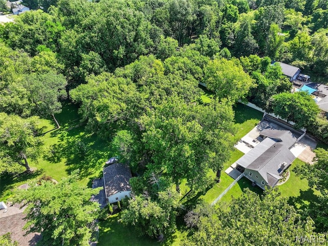11365 Inverness Ln, Maryland Heights, MO 63043 - bird's eye view of a forest