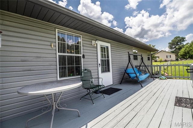 5707 Cedar Rdg, Poplar Bluff, MO 63901 - view of wooden deck