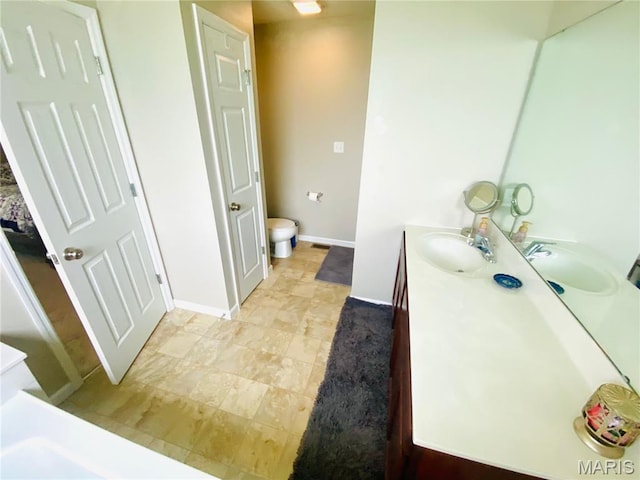 145 Champions Ln, Wentzville, MO 63385 - full bathroom with double vanity and toilet