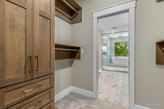 10028 Debbie Pl, Bonne Terre, MO 63628 - spacious closet featuring light marble finish floors