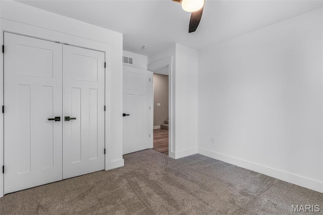 10028 Debbie Pl, Bonne Terre, MO 63628 - unfurnished bedroom featuring carpet and a ceiling fan