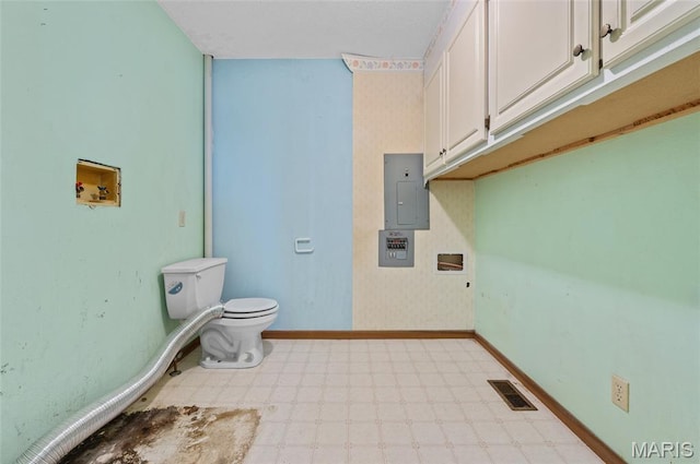 237 Perrottet Dr, Mascoutah, IL 62258 - bathroom with tile patterned floors and electric panel