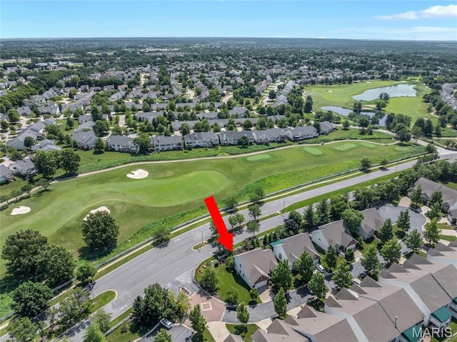 112 Wake Forest Pl, Ofallon, MO 63368 - view of property location featuring a local golf course, nearby suburban area, and a large body of water