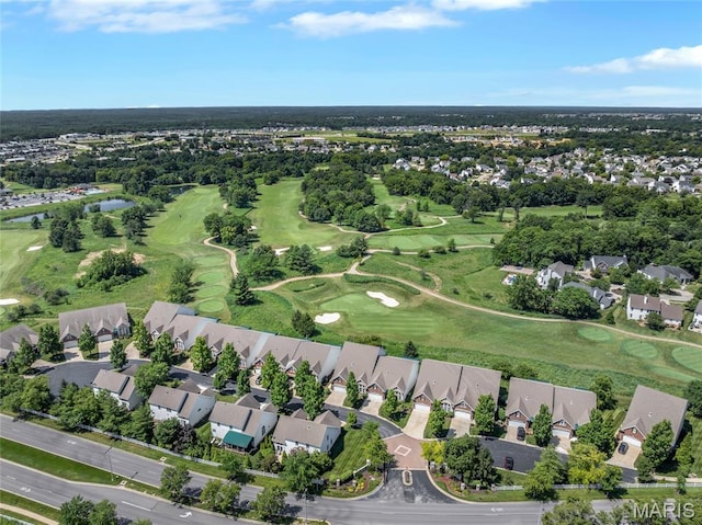 112 Wake Forest Pl, Ofallon, MO 63368 - aerial overview of property's location featuring nearby suburban area and a golf course
