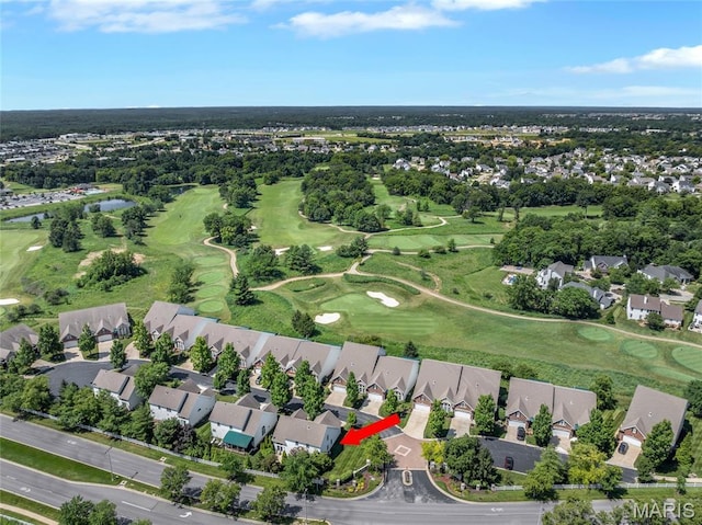 112 Wake Forest Pl, Ofallon, MO 63368 - aerial view of property's location featuring nearby suburban area and a local golf course