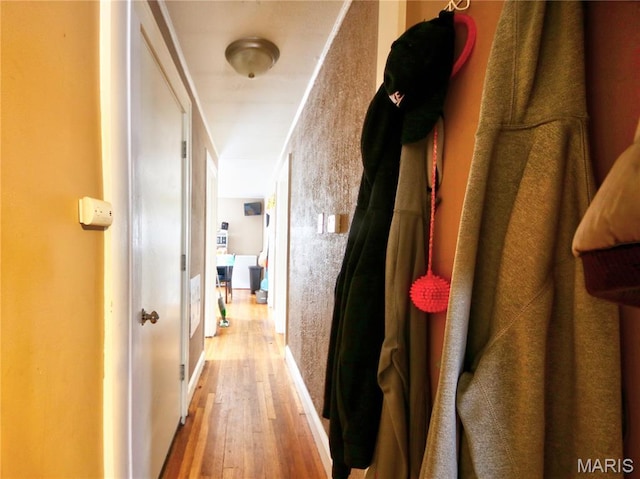 5912 Arsenal St, Saint Louis, MO 63139 - hall with hardwood / wood-style floors