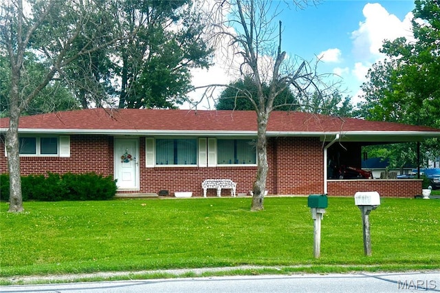 1620 N Jefferson St, Mexico, MO 65265 - single story home featuring brick siding and a front yard