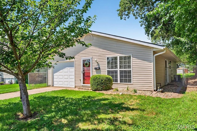 117 1st Ave, Edwardsville, IL 62025 - view of front of house featuring concrete driveway and a garage