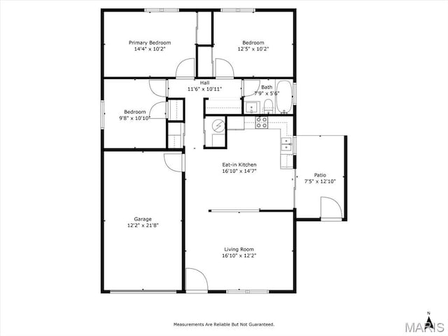 117 1st Ave, Edwardsville, IL 62025 - view of room layout