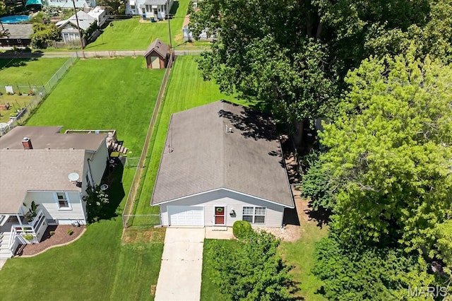 117 1st Ave, Edwardsville, IL 62025 - view from above of property