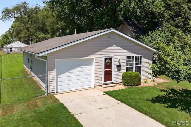117 1st Ave, Edwardsville, IL 62025 - view of front of home with an attached garage and driveway