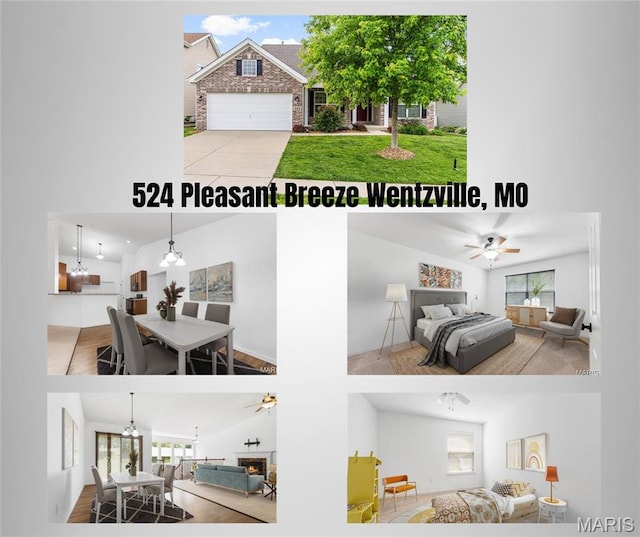 524 Pleasant Breeze Dr, Wentzville, MO 63385 - view of a document with multiple images