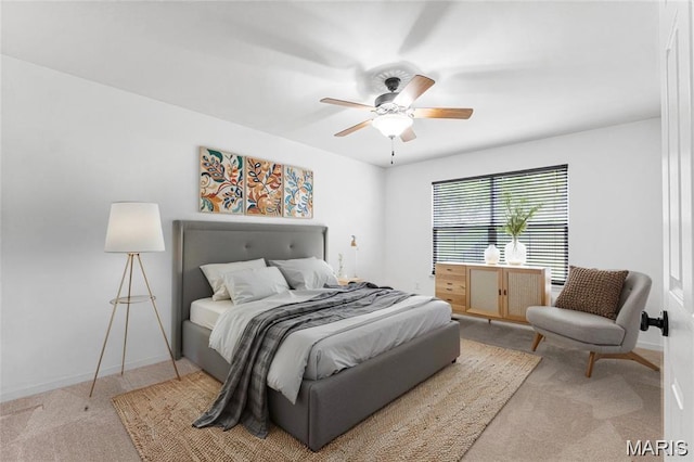 524 Pleasant Breeze Dr, Wentzville, MO 63385 - carpeted bedroom with baseboards and ceiling fan