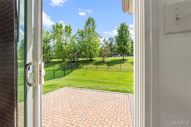 524 Pleasant Breeze Dr, Wentzville, MO 63385 - entryway with brick patterned floors