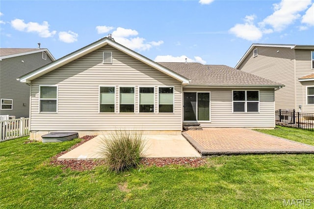 524 Pleasant Breeze Dr, Wentzville, MO 63385 - rear view of property with a patio