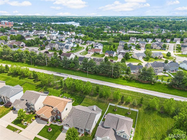 524 Pleasant Breeze Dr, Wentzville, MO 63385 - aerial view of property and surrounding area featuring nearby suburban area
