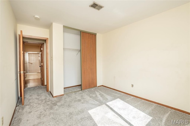 1756 Pineberry Ct, Creve Coeur Township, MO 63146 - unfurnished bedroom featuring light colored carpet and a closet