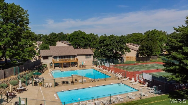 1756 Pineberry Ct, Creve Coeur Township, MO 63146 - community pool featuring a patio area