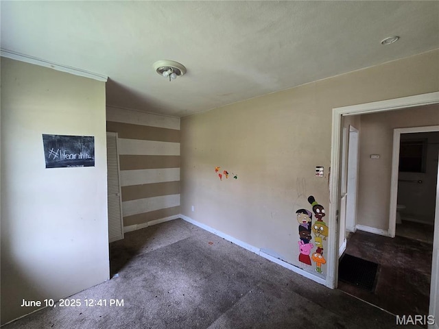 6203 Dardanella Ave, Normandy, MO 63121 - spare room featuring baseboards