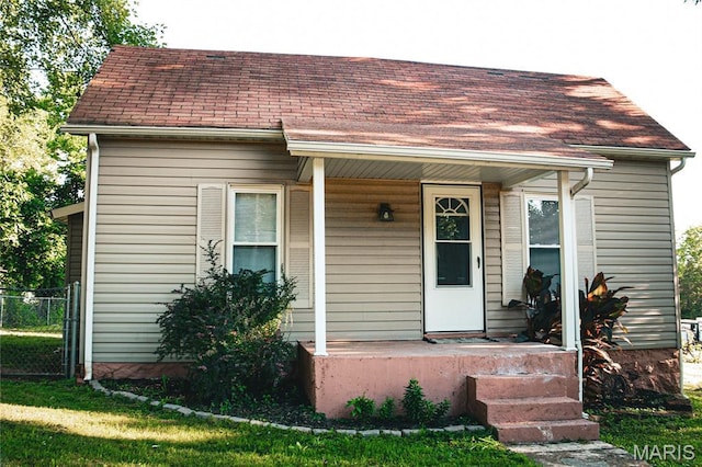 908 Birch St, Leadwood, MO 63653 - view of front of home featuring covered porch and a shingled roof