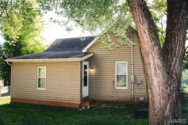 908 Birch St, Leadwood, MO 63653 - back of house featuring roof with shingles