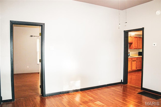 908 Birch St, Leadwood, MO 63653 - spare room featuring wood finished floors