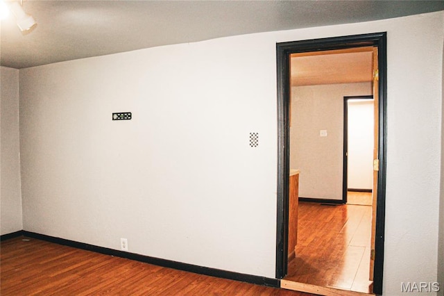 908 Birch St, Leadwood, MO 63653 - empty room with wood finished floors and baseboards