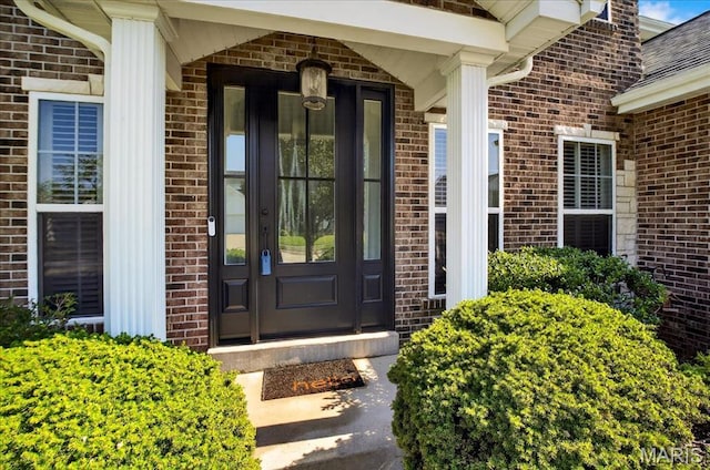 612 Thornridge Dr, Ofallon, MO 63368 - property entrance featuring brick siding